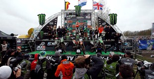 Оба пилота Kawasaki на подиуме МХ2 в Нидерландах! 