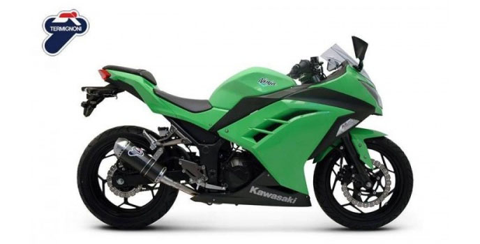 Новый глушитель Termignoni специально для Ninja 300R 2013